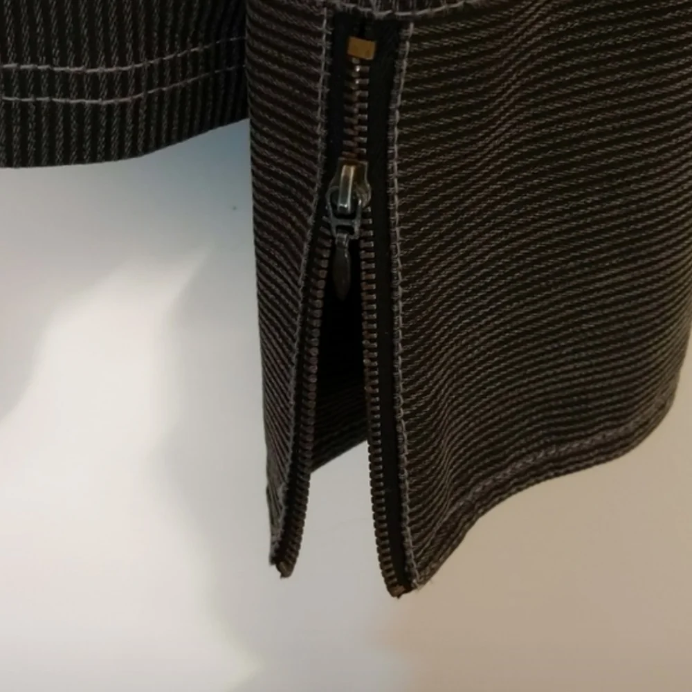 San Francisco| Grey Corduroy Short Button Jacket - Picture 4 of 10